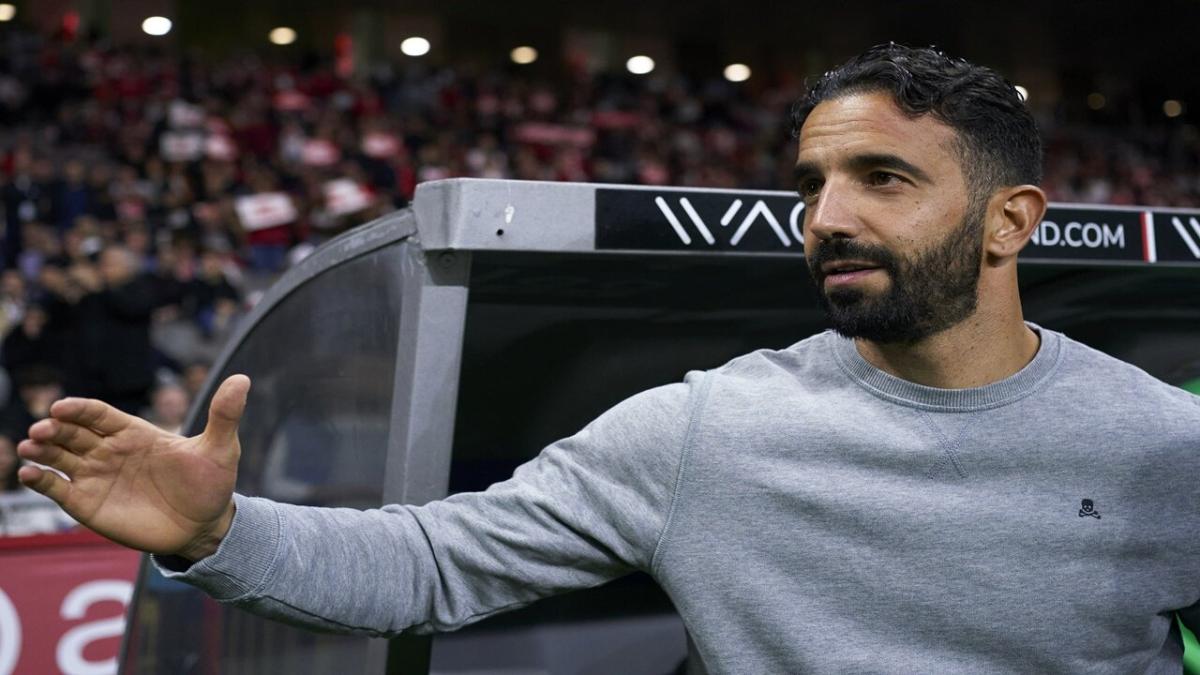 Manchester United manager Ruben Amorim